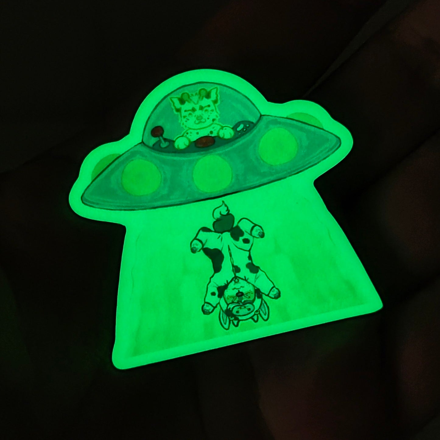 Pegatinas de Brillo en la oscuridad Personalizadas