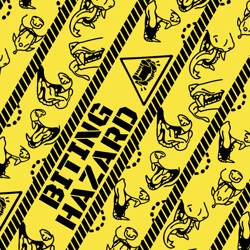 Peligro: Muerdo - Lanyard Llavero