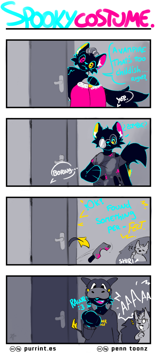 Inkkitty's Adventures 03: Spooky Costume